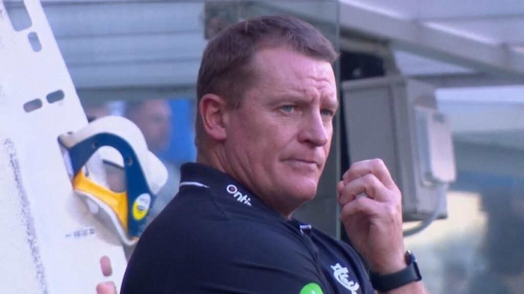 El entrenador del Carlton, Michael Voss, está bajo una presión