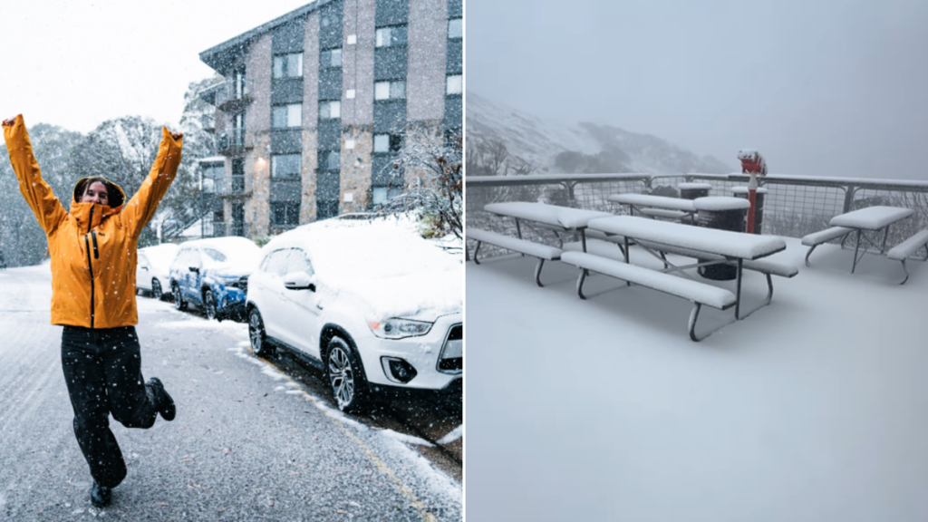 La primera nevada de 2026 llega a Australia mientras el