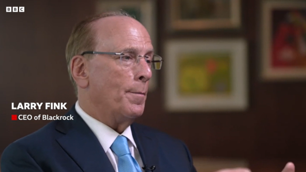 Larry Fink dice que los electricistas y plomeros son los