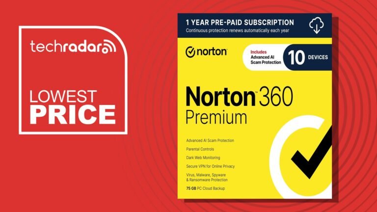 Norton 360 Premium Antivirus cuesta $ 30 en la oferta