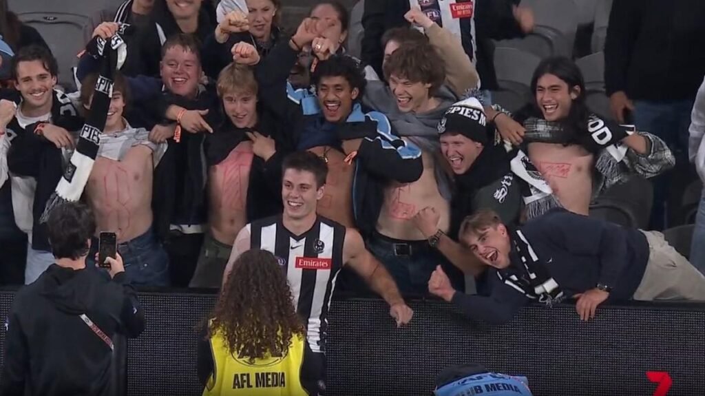 Oscar Stein de Collingwood hace su debut de cuento de