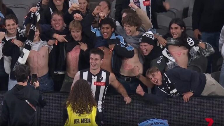 Oscar Stein de Collingwood hace su debut de cuento de