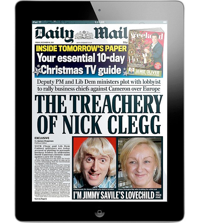 Téléchargez l'application Daily Mail pour Kindle ou l'application de journal