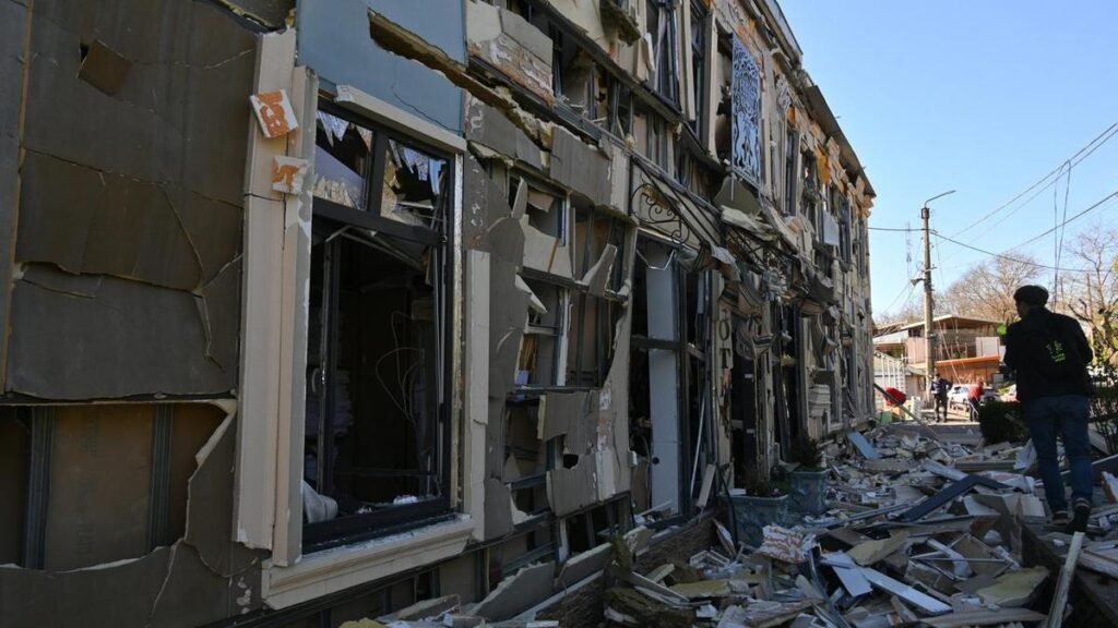 14 personas resultaron heridas en un ataque con drones rusos