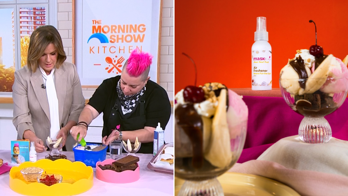 Anna Polivio convierte el clásico banana split en un 'divertido