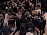 Chaos à la fin du match éliminatoire Nuggets-Timberwolves alors que