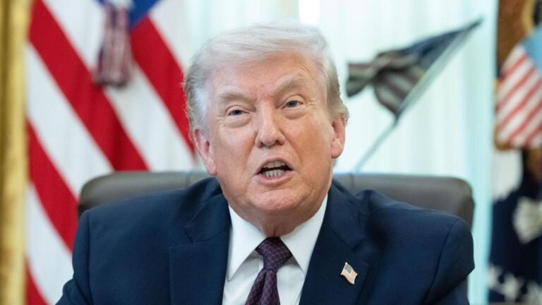 Conflicto en Oriente Medio: el presidente de Estados Unidos, Donald