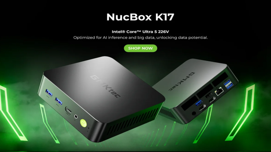 Conozca la mini PC ultracompacta NucBox K17 que ofrece un