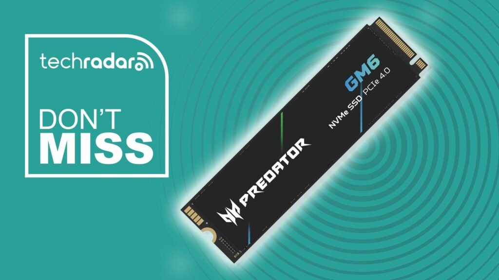 El SSD Acer Predator GM6 de 4 TB cuesta menos