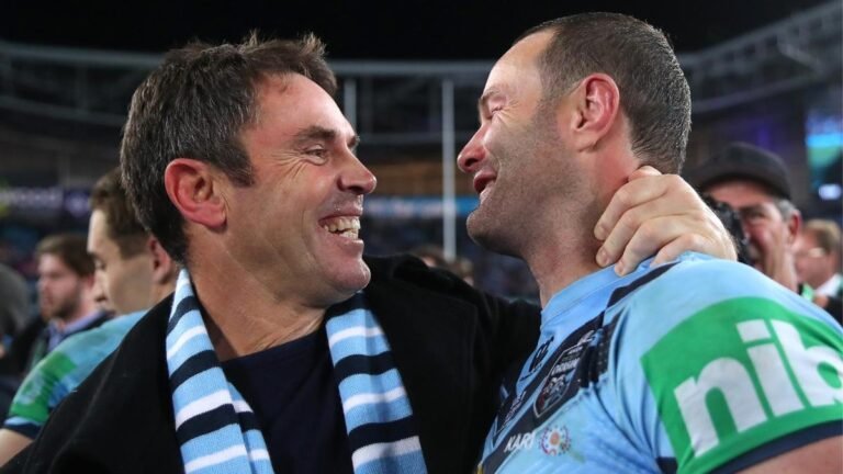 El capitán ganador del NSW State of Origin, Boyd Cordner,