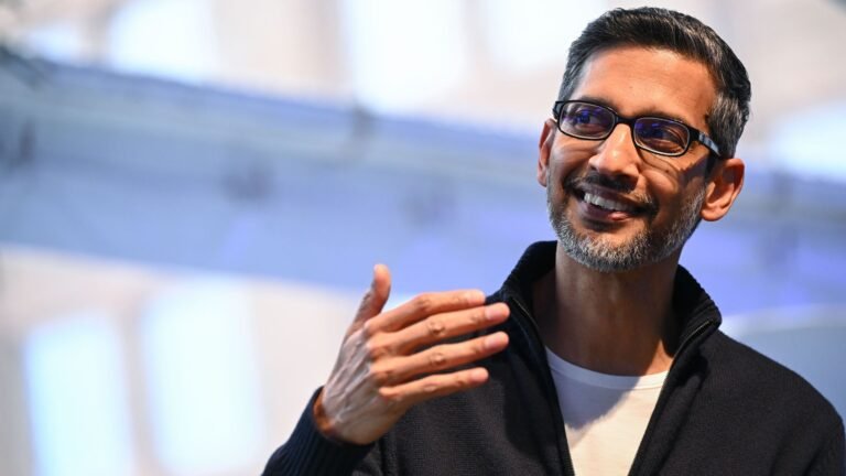 El director ejecutivo de Alphabet, Sundar Pichai, dice que el