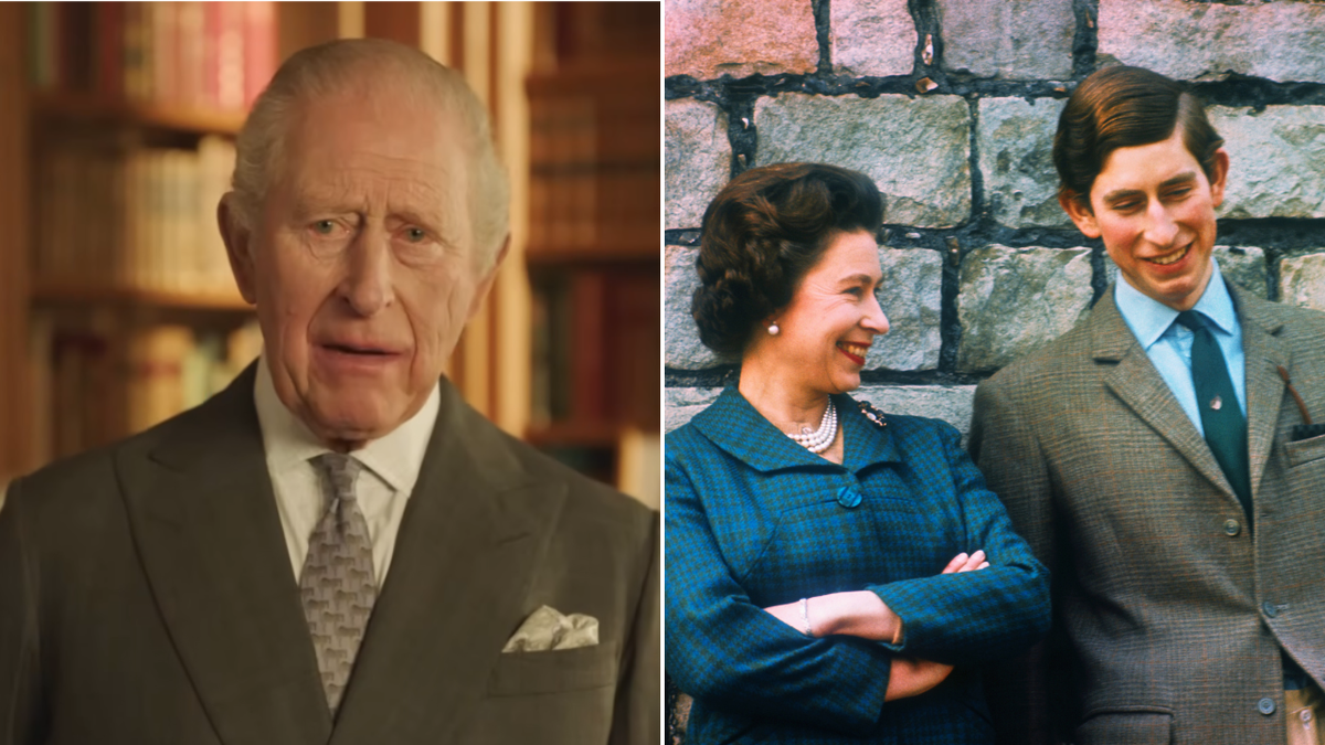 El rey Carlos rindió un emotivo homenaje a la reina