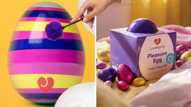 El suave huevo de Pascua no está hecho de chocolate