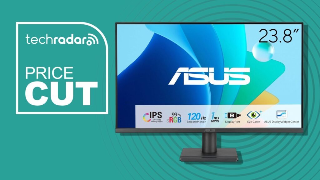 Este monitor Asus IPS de 24 pulgadas es una actualización