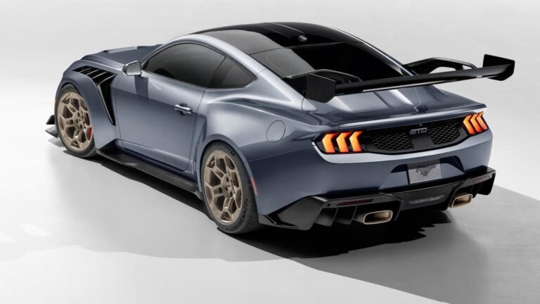 Ford Mustang GTD homologado para Australia, con captura