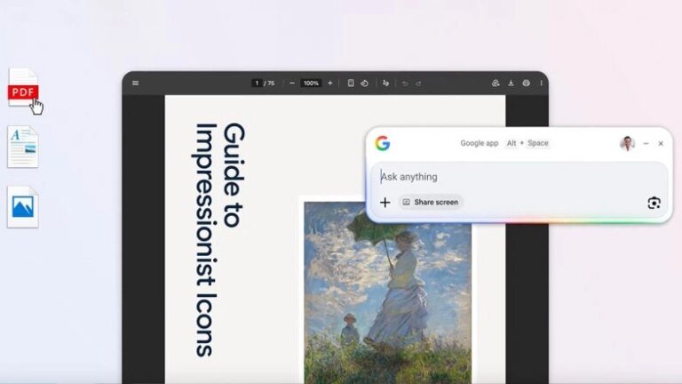 Google lance une application Windows dédiée avec recherche globale et