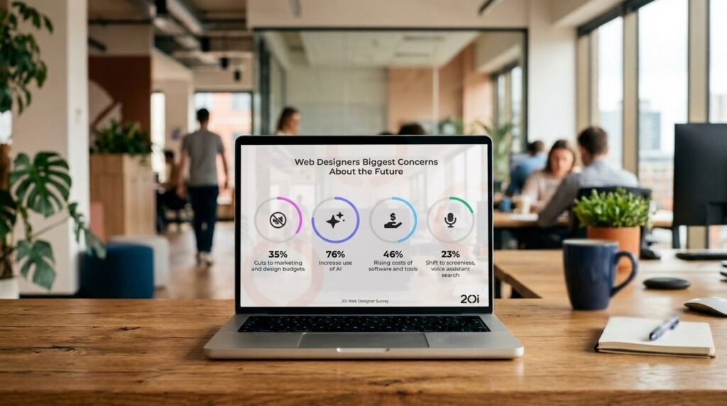 IA en diseño web: el 75% de los desarrolladores temen