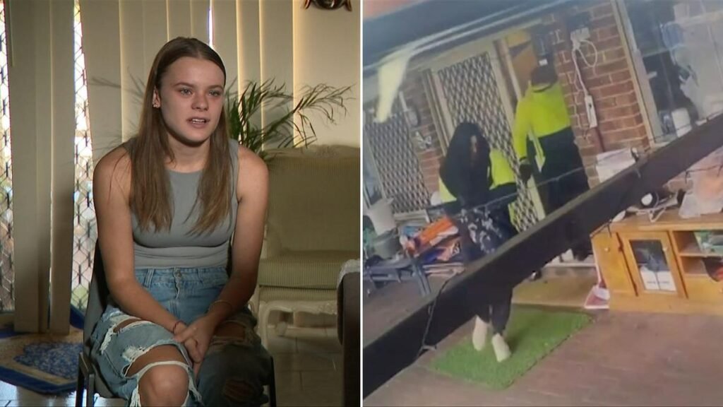 La adolescente temía morir durante un violento allanamiento de morada