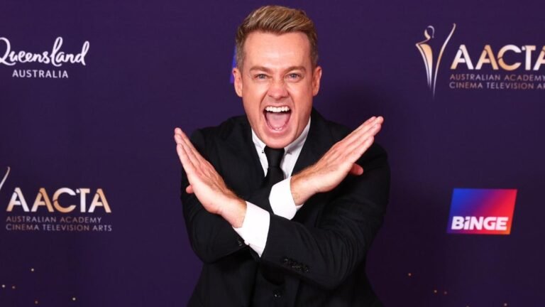 La estrella de televisión Grant Denyer comparte una actualización de