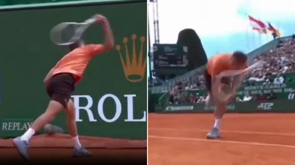 La estrella del tenis Daniil Medvedev hizo un berrinche salvaje