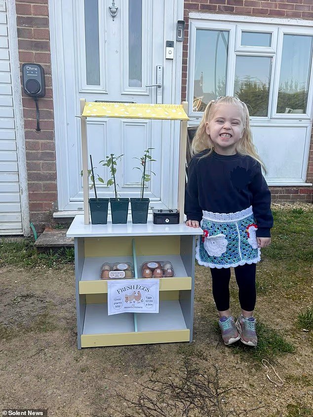 La fête d'anniversaire d'une fillette de quatre ans a été