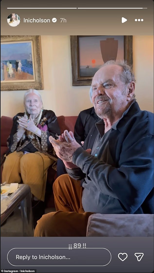 La fille de Jack Nicholson partage une rare photo de