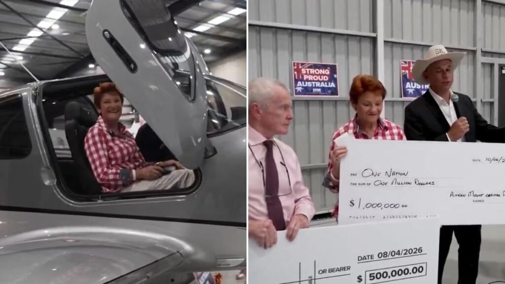 La líder de One Nation, Pauline Hanson, cuenta con un