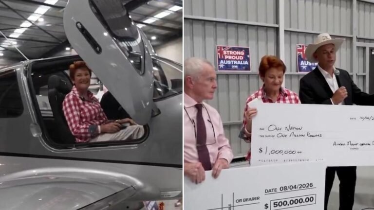 La líder de One Nation, Pauline Hanson, cuenta con un