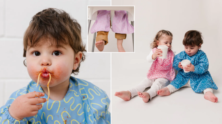 La marca australiana cambia el lío más complicado: un babero