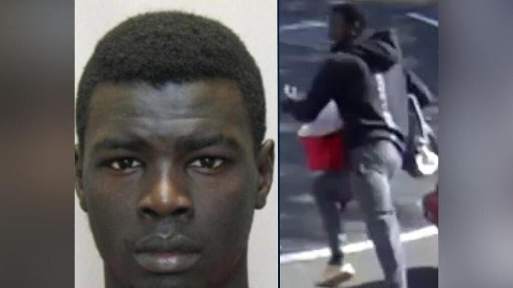 La persecución terminó con el arresto de Michael Angok, quien