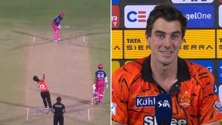 La policía de Pat Cummins le da la bienvenida al