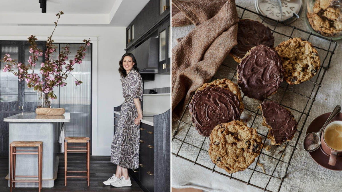 La receta definitiva de galletas muesli de chocolate con avena,