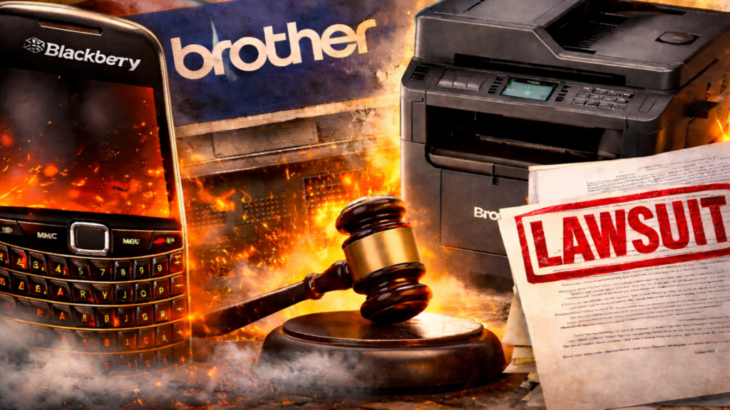 Las patentes olvidadas de BlackBerry están resurgiendo mientras Brother enfrenta