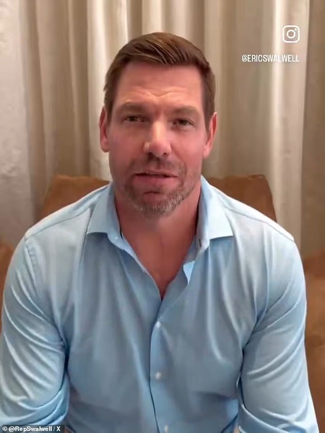 L'aspirant gouverneur de Californie, Eric Swalwell, s'excuse auprès de sa