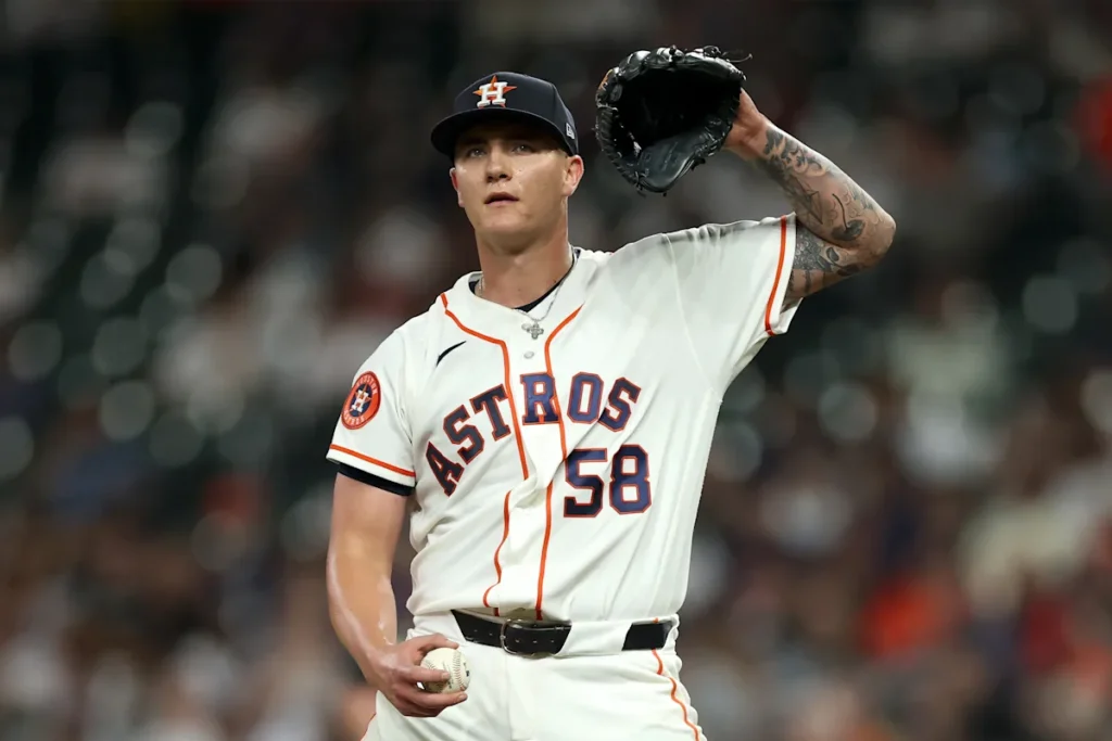 Le lanceur des Astros Hunter Brown placé sur la liste