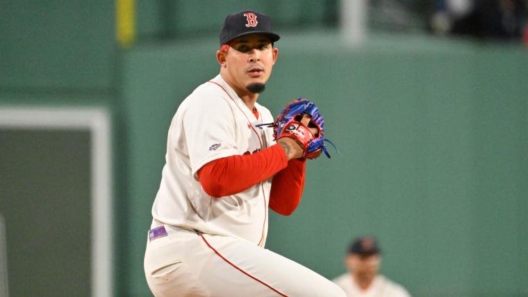 Le lanceur recrue des Red Sox bat les Yankees lors