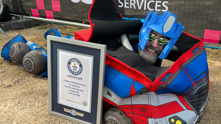 Le marathonien Optimus Prime bat le record du monde