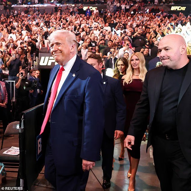 Les Américains sont furieux alors que Donald Trump regarde l'UFC