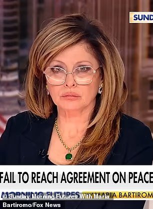 Les sourcils de la présentatrice de Fox News, Maria Bartiromo,