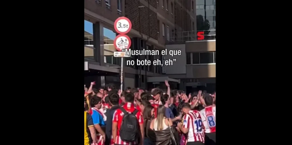 Les supporters de l'Atletico Madrid se joignent aux chants islamophobes