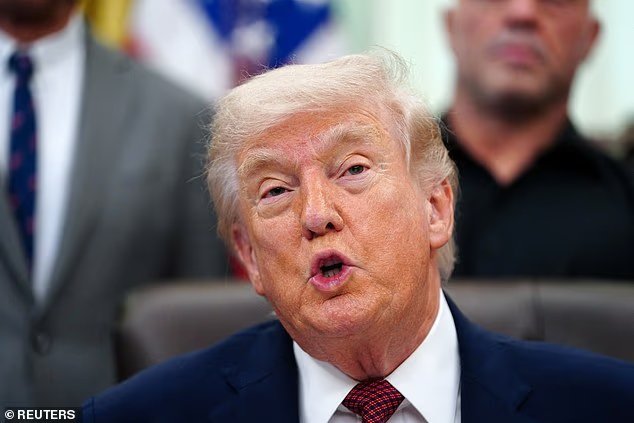 Les troupes de Trump font un trou dans un cargo