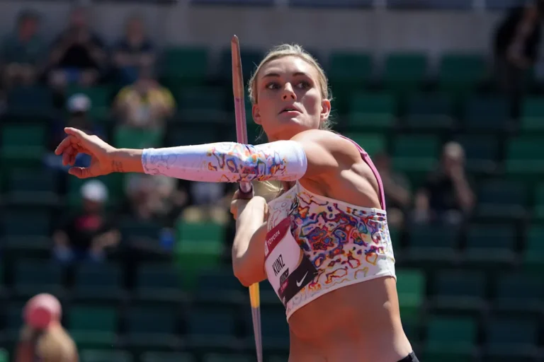 L'heptathlète américaine Anne Kunz en images