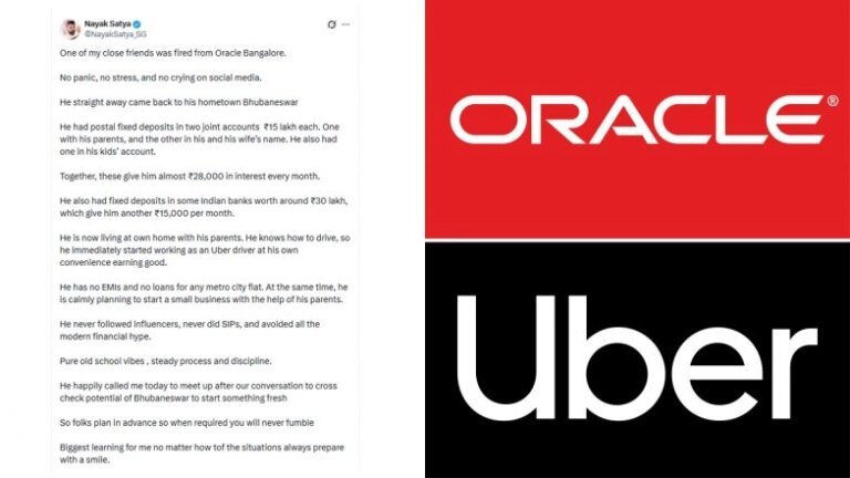 Licenciements chez Oracle : un homme licencié devient chauffeur Uber et