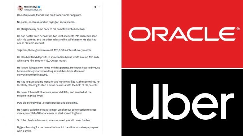 Licenciements chez Oracle : un homme licencié devient chauffeur Uber et