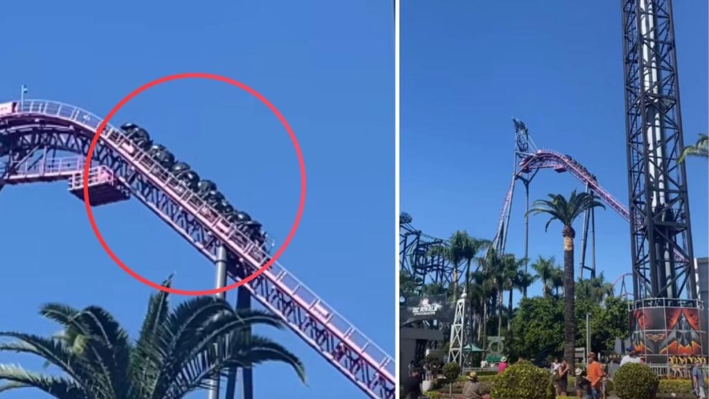 Los pasajeros de Movie World quedaron varados cuando el viaje