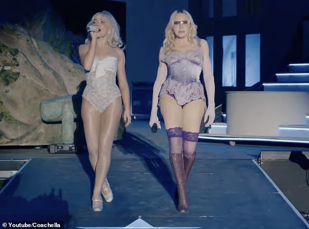Madonna, 67 ans, a porté Coachella de Sabrina Carpenter dans