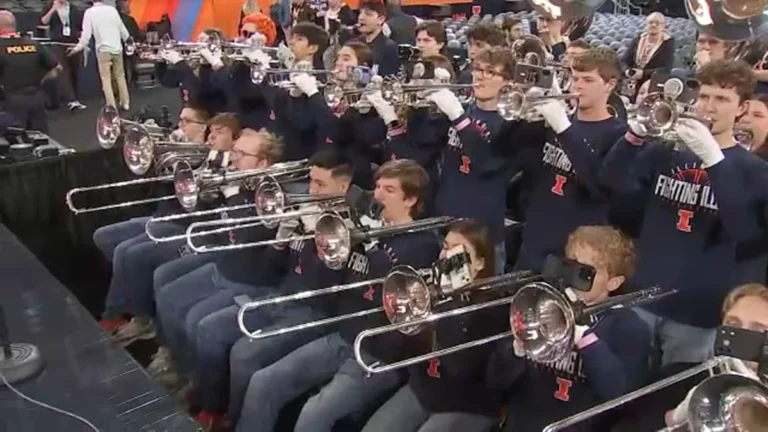 March Madness : les équipes et les fans de l'Illinois effectuent