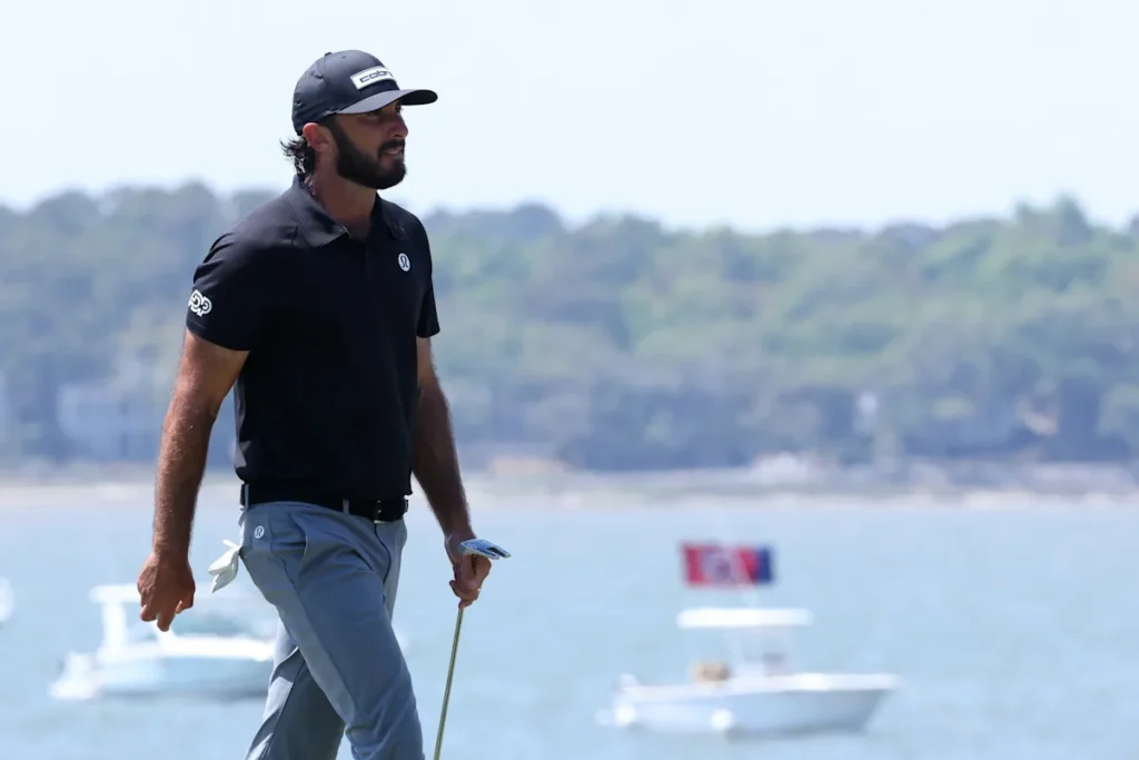 Max Homa jette ses clubs à RBC Heritage quelques jours