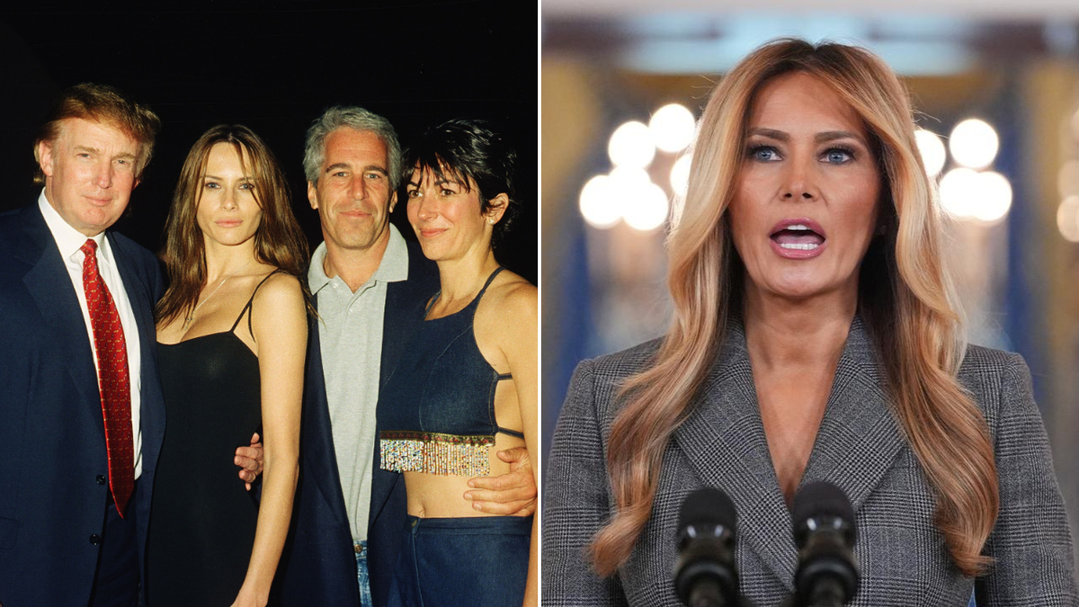 Melania Trump abordó los rumores de un romance con Jeffrey