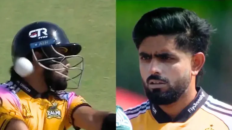 Moment horrible ! Le joueur pakistanais Babar Azam ressent une